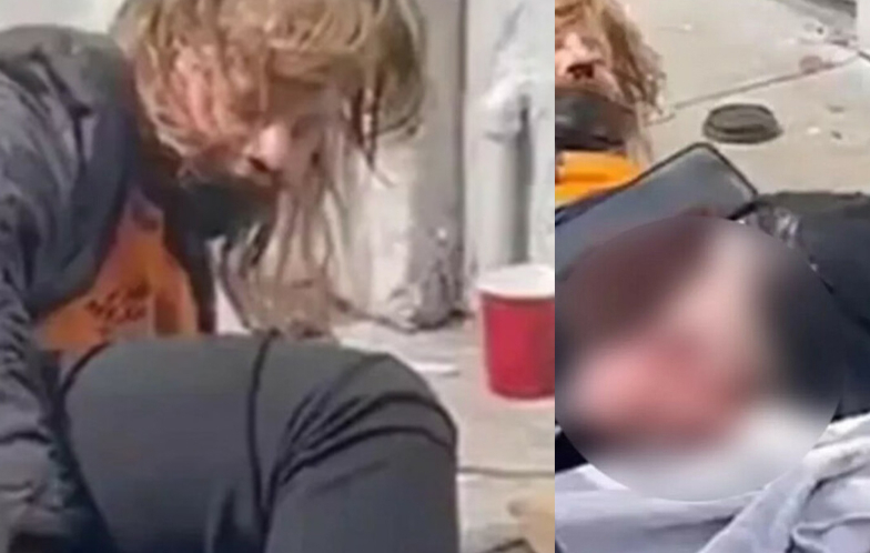 ABD’de evsiz kadın sokak ortasında doğum yaptı