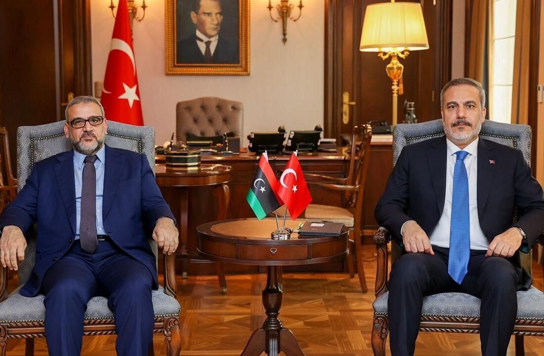 Bakan Fidan, Libya Yüksek Devlet Konseyi Başkanı El-Meşri ile görüştü