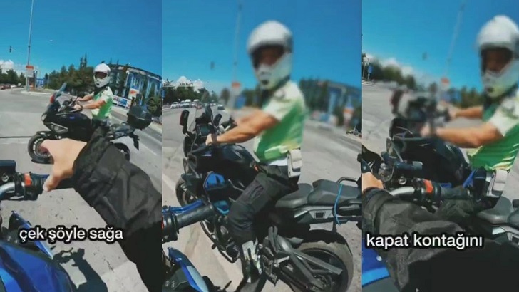 Türk Polisin Babacan Tavrı Sosyal medya bu görüntüyü konuşuyor!