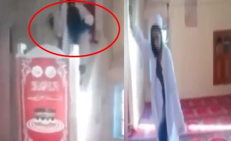 Ankara’dan sonra bu kez Malatya! Cübbe ve sarık giyen genç kız önce dans etti sonra minbere çıkıp poz verdi