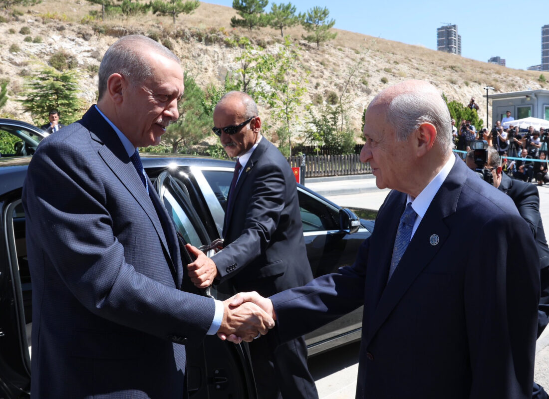 Cumhurbaşkanı Erdoğan- MHP Lideri Devlet Bahçeli’ye süpriz ziyaret