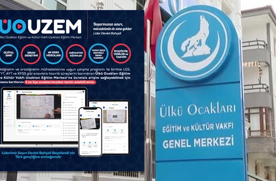 Ülkü Ocakları’ndan eğitime dev destek: ÜOUZEM gençliğin hizmetinde…