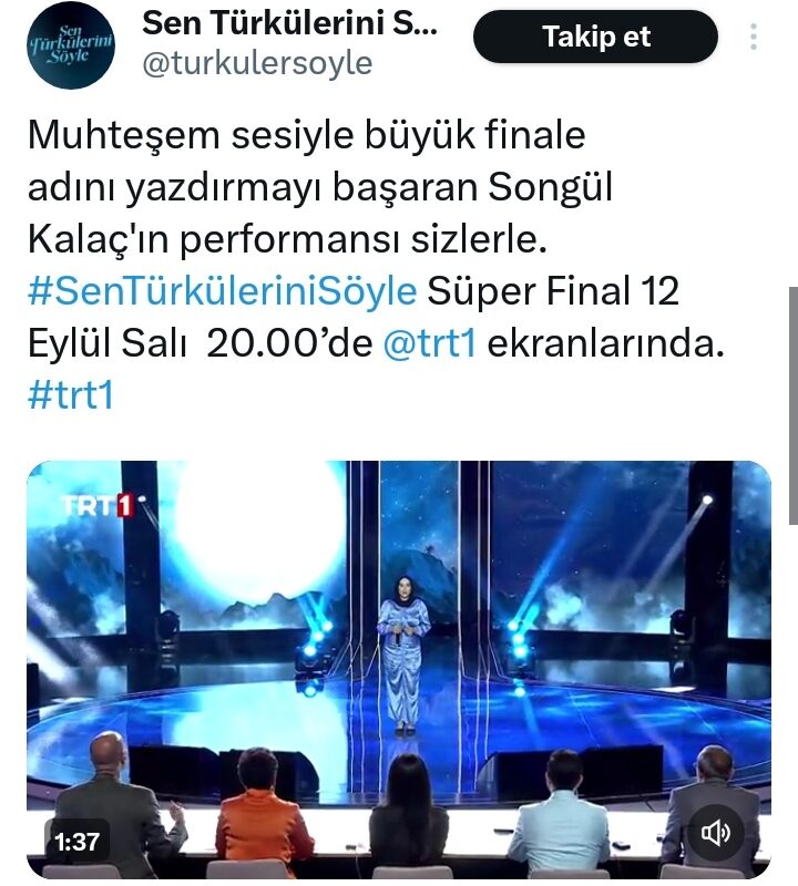 Türkü yarışması..