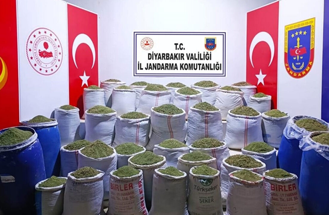 Diyarbakır’da dev uyuşturucu operasyonu