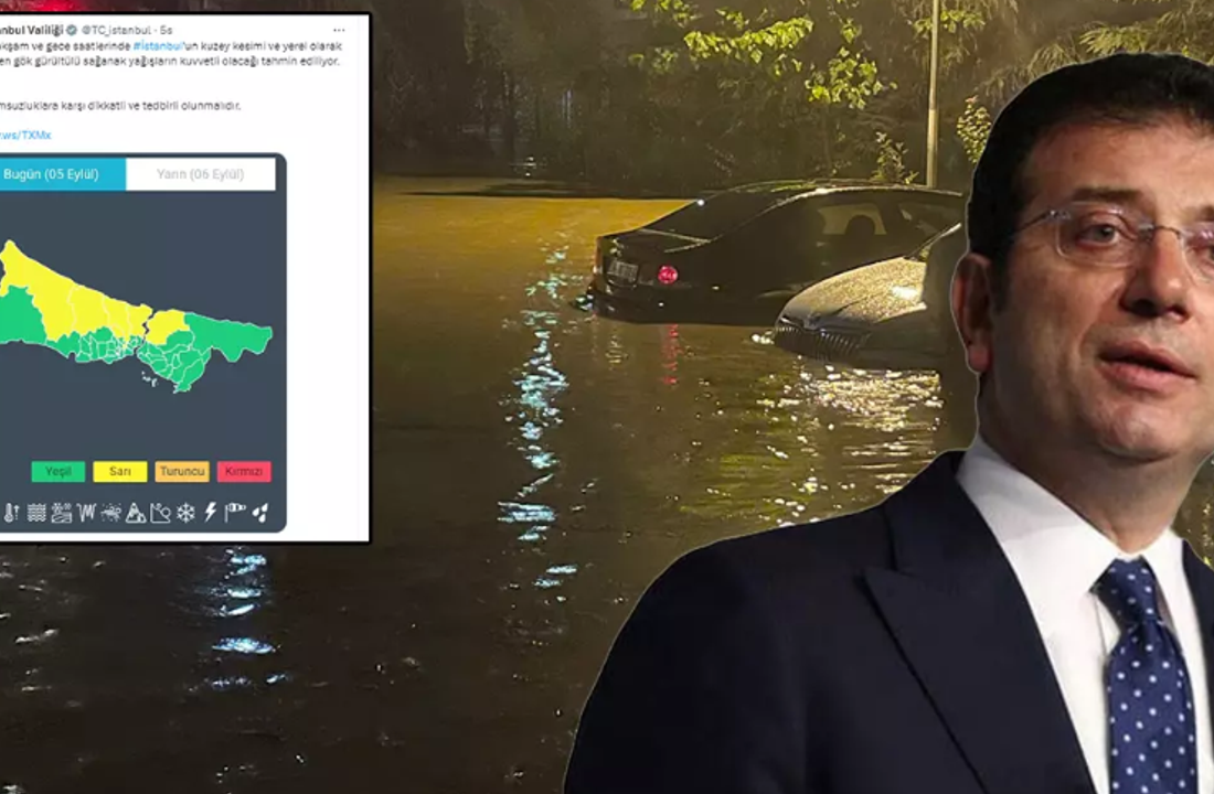 İmamoğlu yine sınıfta kaldı: İstanbul’u esir alan yağışlara ”beklemiyorduk” savunması