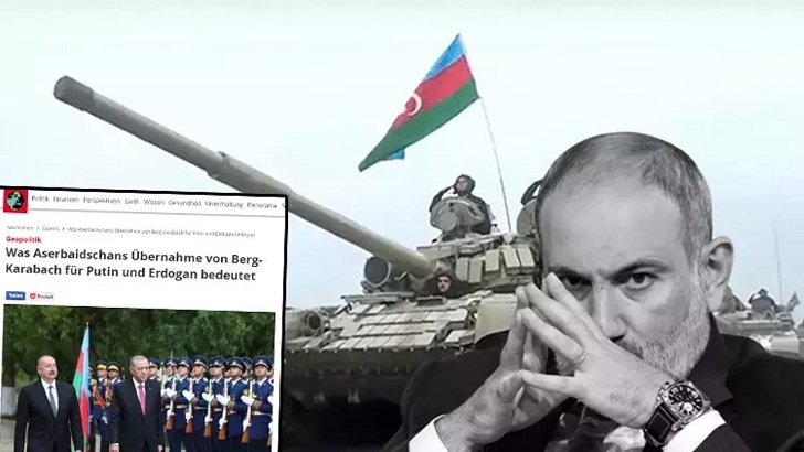 Karabağ zaferi manşetlerden düşmüyor… Alman dergi adını koydu: Artık en büyük güç Türkiye!