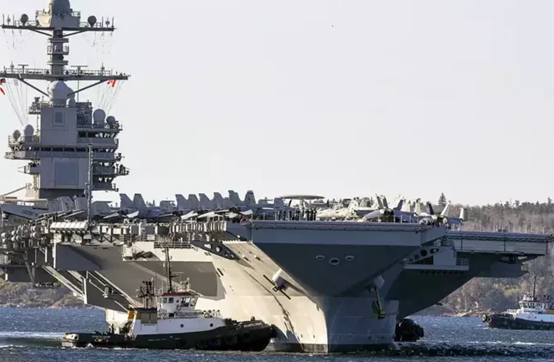 ABD dünyanın en büyük uçak gemisini İsrail’e gönderdi, ortalık karıştı!