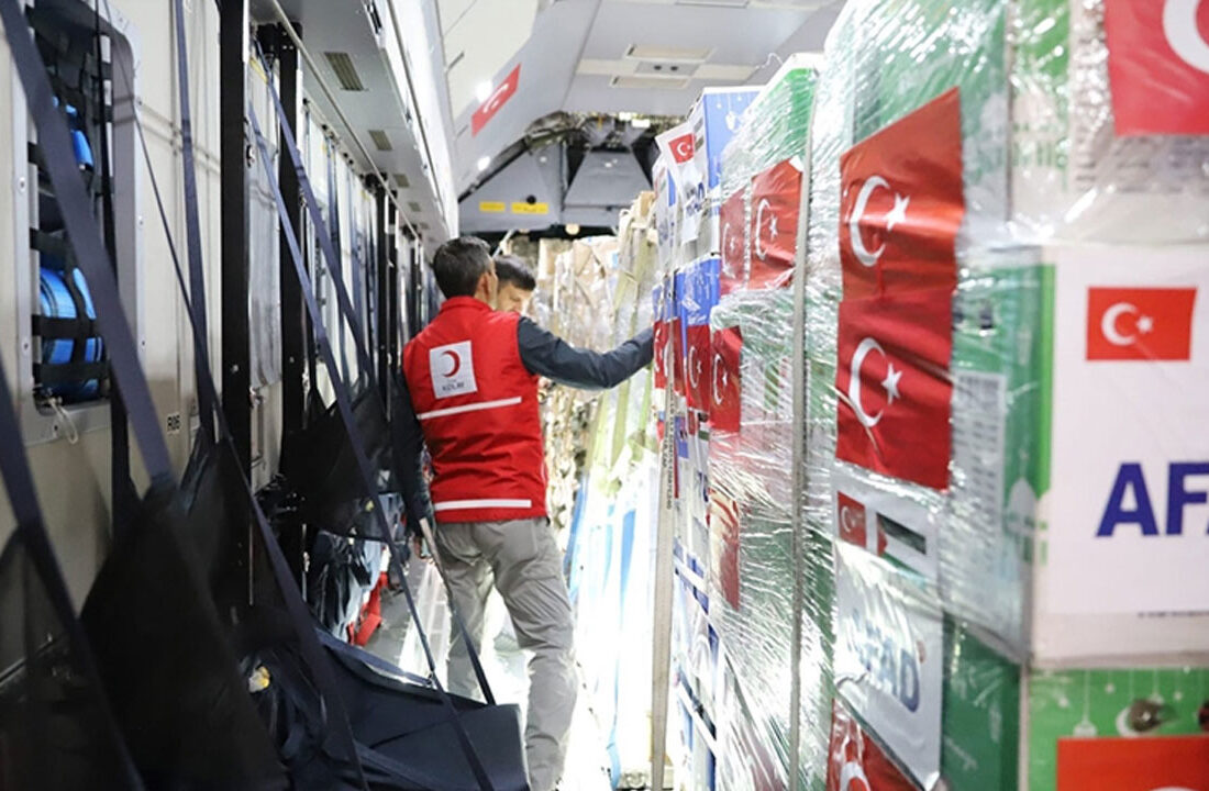 Türkiye’den Gazze’ye insani yardım