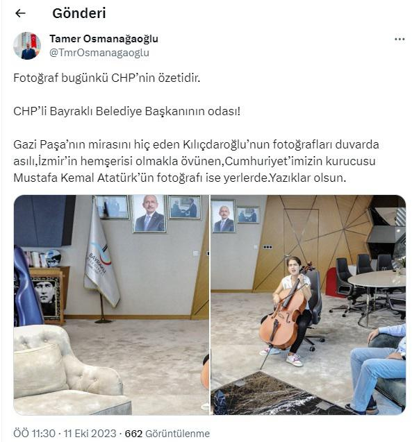 MHP’li Osmanağaoğlu’ndan o fotoğrafa tepki: Yazıklar olsun!