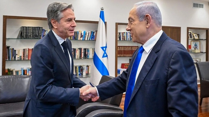 İki dost bir arada… Blinken’dan Netanyahu’ya ziyaret