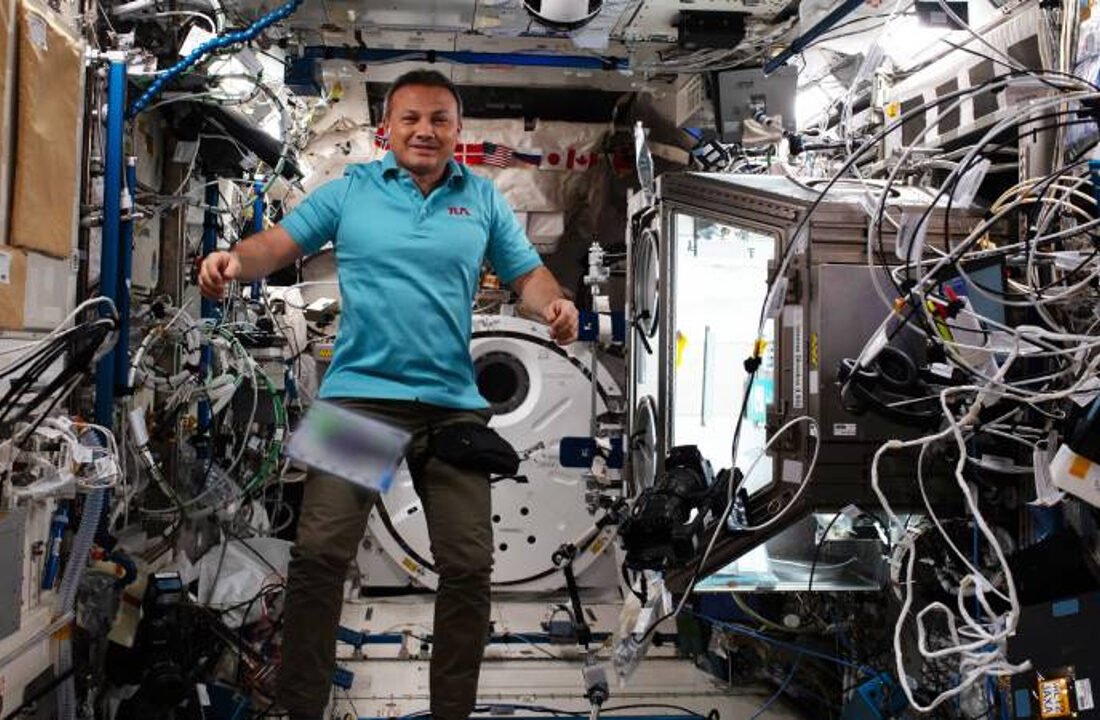 Astronot Alper Gezeravcı, bugün “gMetal” deneyini yaptı