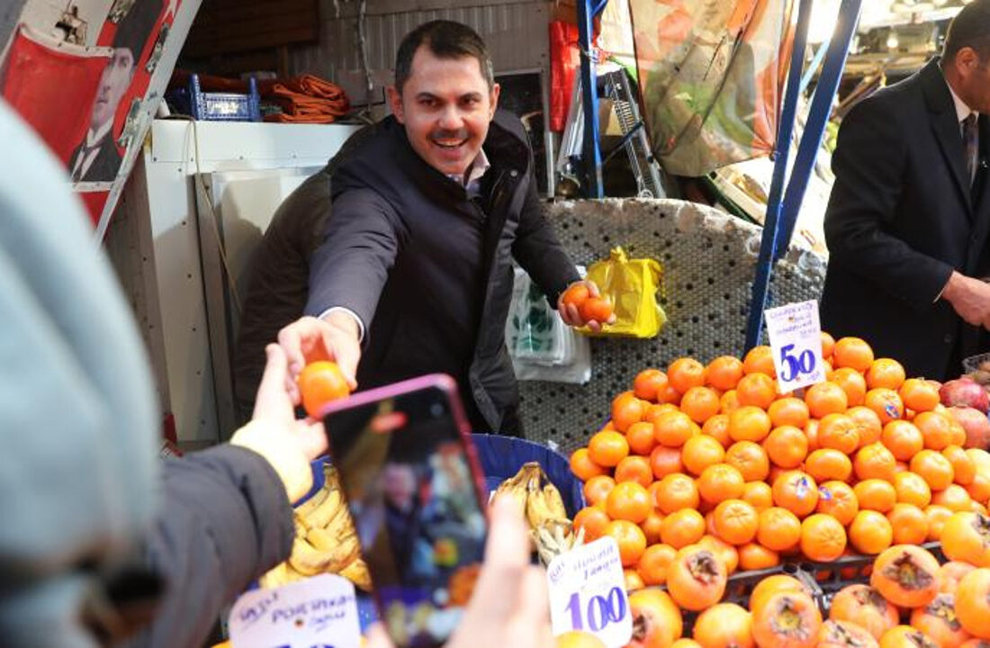 İBB Başkan adayı Kurum Beşiktaş’ta esnafı ziyaret etti