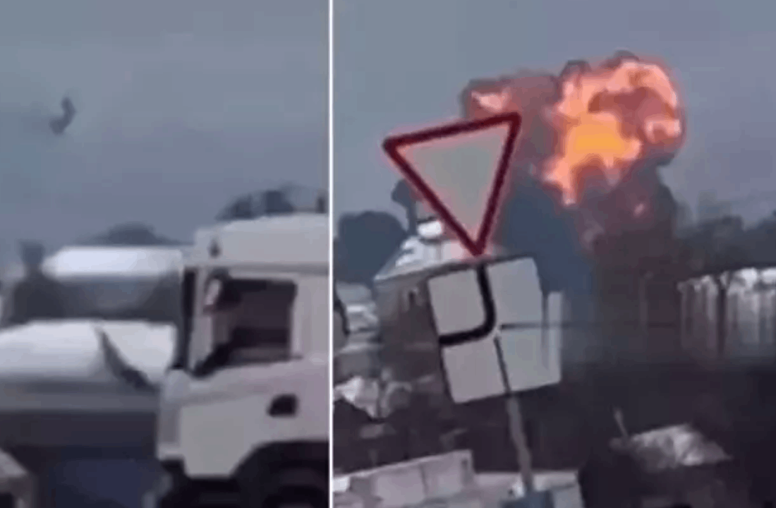 Esirleri taşıyan Rus uçağı düştü