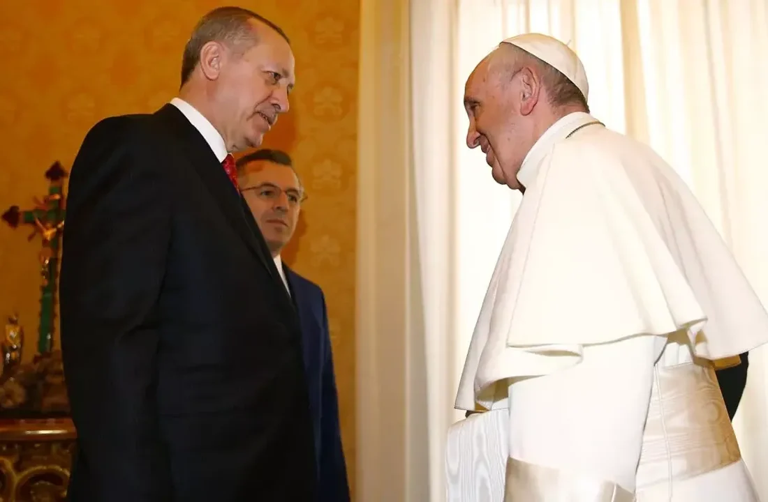 Cumhurbaşkanı Erdoğan’dan Papa Fransuva’ya Filistin mektubu!