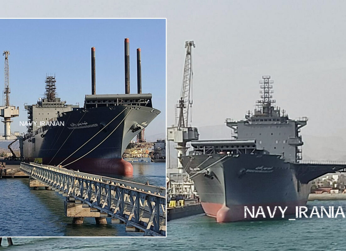 Türķiye’ye özenen İran, Hyundai yapımı konteyner gemisine SİHA pisti koydu