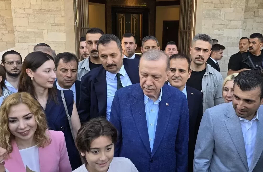 Cumhurbaşkanı Erdoğan vatandaşlarla bayramlaştı