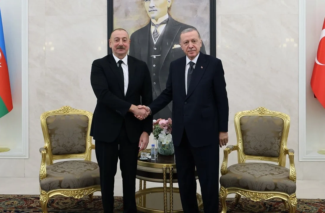 Cumhurbaşkanı Erdoğan, Azerbaycan Cumhurbaşkanı Aliyev ile görüştü