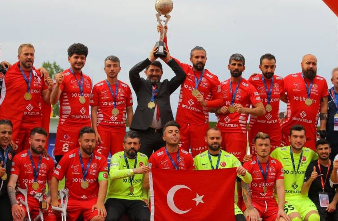 Ampute Milli Futbol Takımı, Avrupa şampiyonluk kupasını aldı