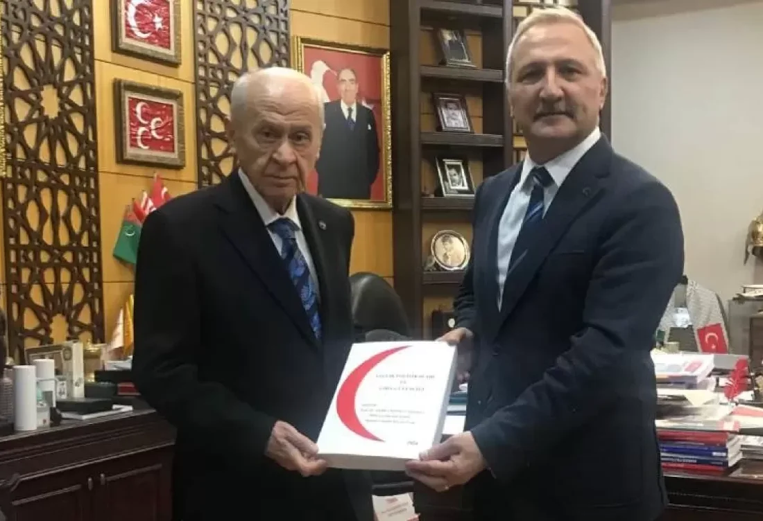 MHP Lideri Devlet Bahçeli’ye anlamlı ziyaret