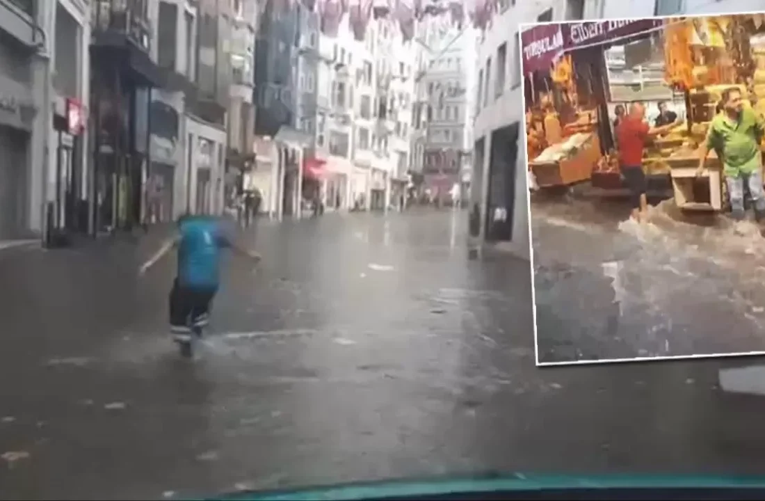 İstanbul’da bilindik manzara! Tramvay seferleri durduruldu, iş yerlerini su bastı