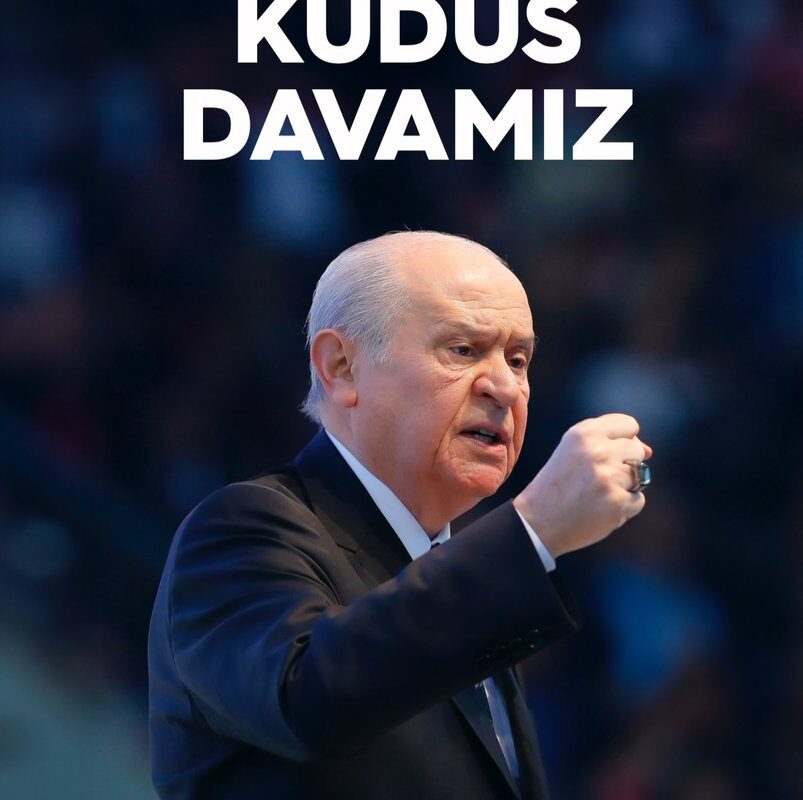 MHP Lideri Devlet Bahçeli’nin beklenen “Kudüs Davamız” kitabı çıktı