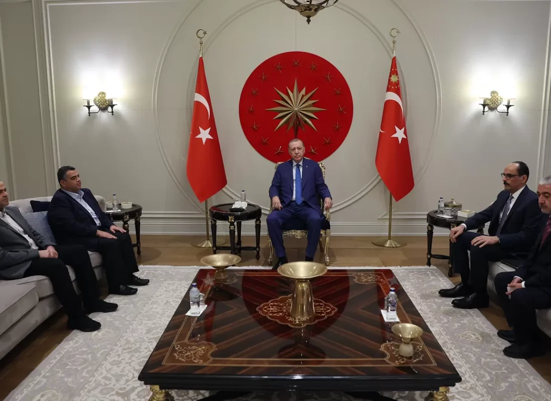 Cumhurbaşkanı Erdoğan, İsmail Heniye’nin oğullarını kabul etti