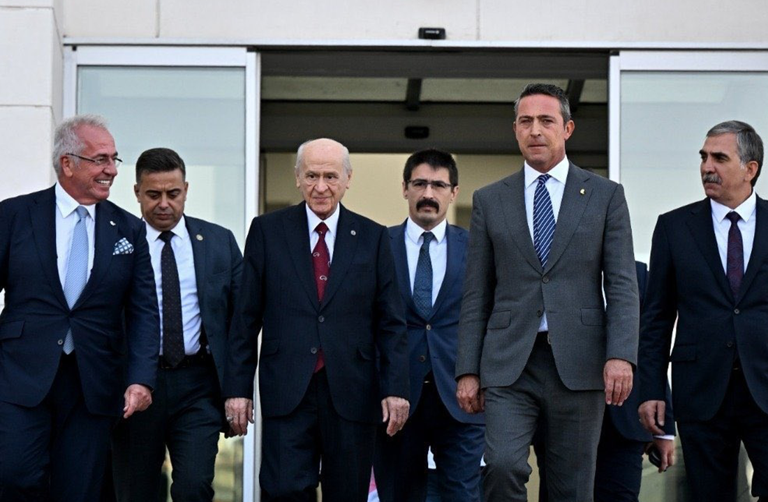 MHP Lideri Devlet Bahçeli, Fenerbahçe Başkanı Ali Koç’u Kabul Etti