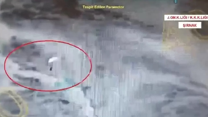 Paramotorlu teröristlere imha! Arkasındaki ülkeyi açıkladı
