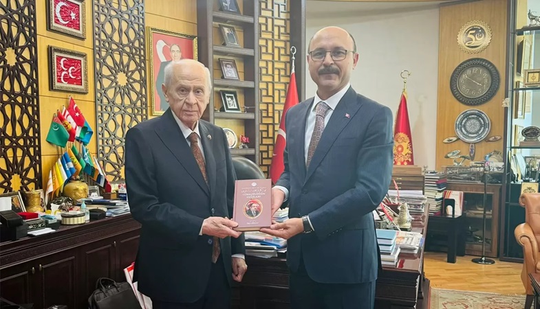 Türk Eğitim-Sen Genel Başkanı Geylan’dan MHP Lideri Bahçeli’ye ziyaret