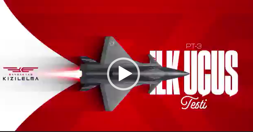 KIZILELMA PT-3 Üretim Prototipi ilk uçuşunu yaptı!