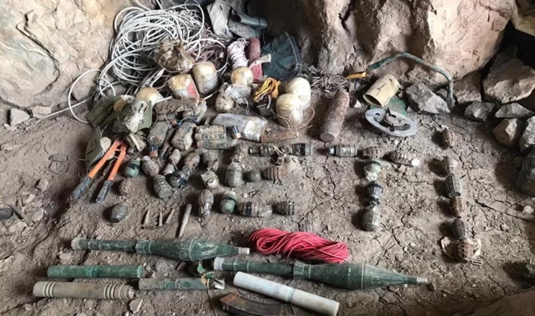 Pençe-Kilit bölgesinde operasyon: Çok sayıda mühimmat ele geçirildi