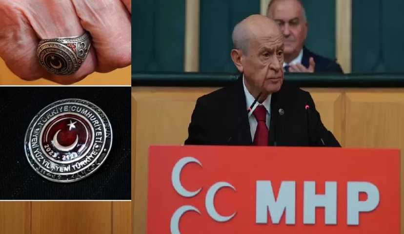 Bahçeli’den yüzük ve rozetiyle ‘Yeni Türkiye’ mesajı hedef 2123