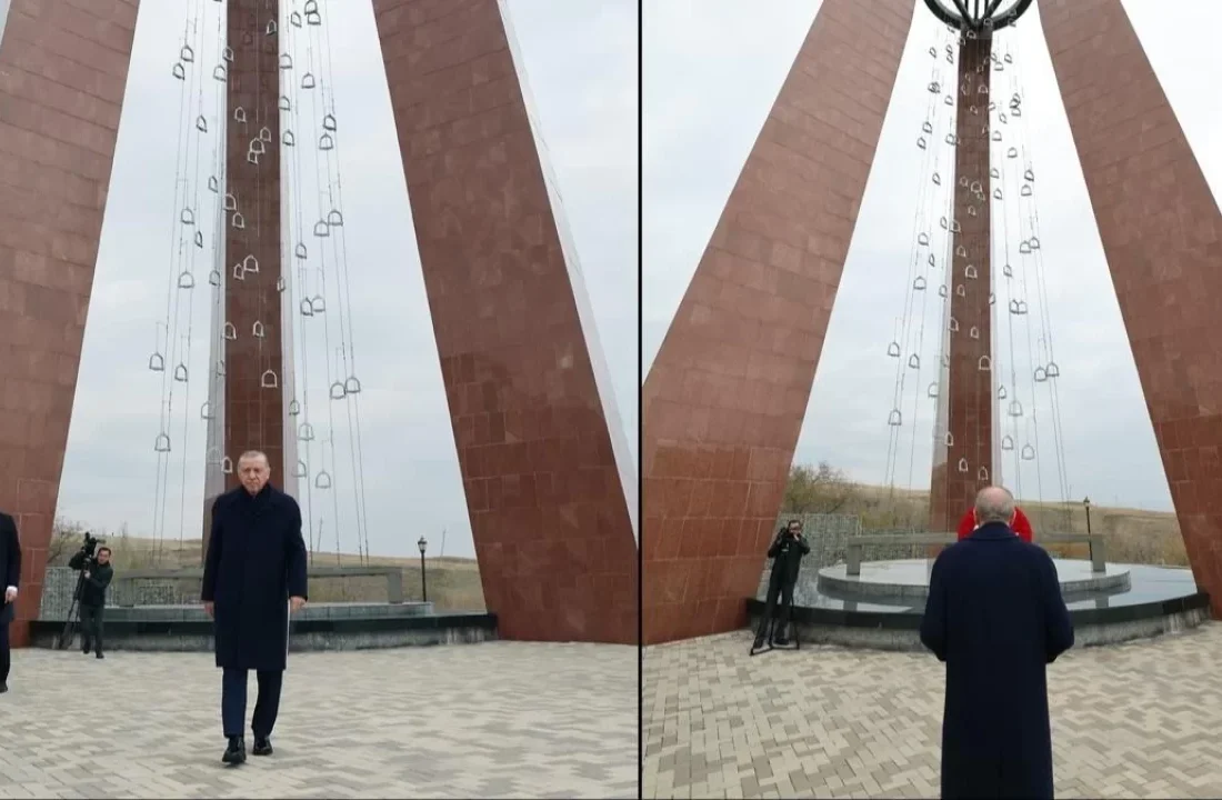 Cumhurbaşkanı Erdoğan’dan Ata Beyit Anıtı’nı ziyaret