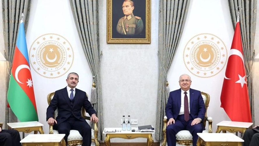 Bakan Güler Azerbaycan Serhat Hizmetleri Komutanı Guliyev’i Kabul Etti