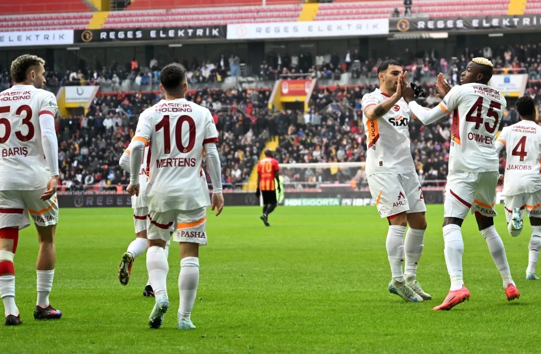 Süper Lig’de Galatasaray Kayserispor deplasmanında farklı kazandı
