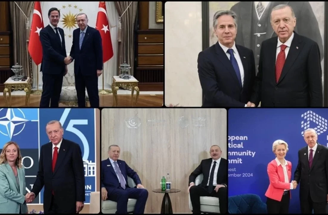 Cumhurbaşkanı Erdoğan 61 yıllık Baas rejiminin devrilmesinin ardından aktif bir diplomasi faaliyeti yürüttü