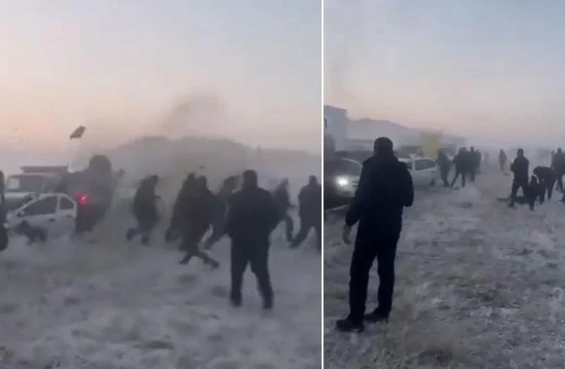 Van’da zincirleme trafik kazası! Çok sayıda yaralı var