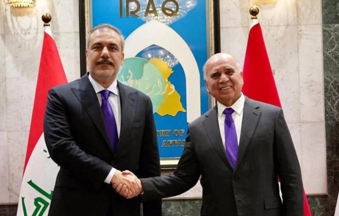 Dışişleri Bakanı Hakan Fidan, Irak Dışişleri Bakanı Fuad Hüseyin ile ortak basın toplantısı düzenledi