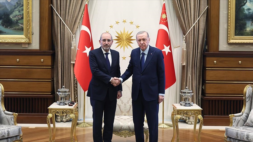 Cumhurbaşkanı Erdoğan, Ürdün Dışişleri Bakanı Safedi’yi kabul etti