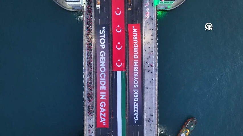 Ayasofya’dan Aksa’ya: İstanbul’da Gazze için tarihi yürüyüş