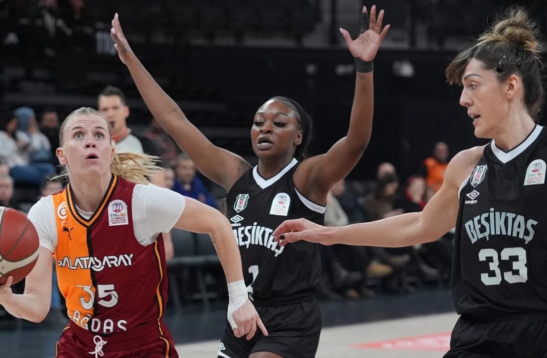 Beşiktaş Kadın Basketbol Takımı, deplasmanda Galatasaray’ı 80-74 mağlup etti