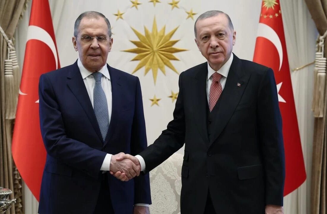 Cumhurbaşkanı Erdoğan, Rus Bakan Lavrov’u kabul etti