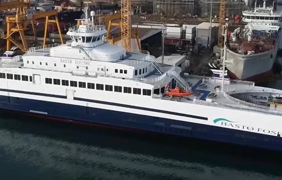 Dünyanın en büyük elektrikli feribotu! Türk tersanesinde üretildi