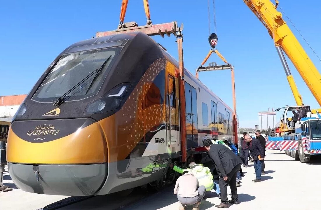 Milli Banliyö Tren Seti Gaziantep’te raylara çıktı