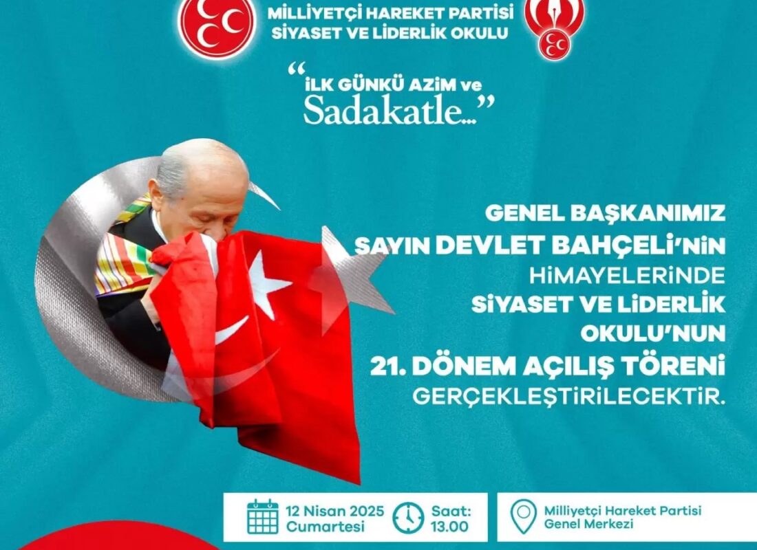MHP Lideri Devlet Bahçeli Siyaset ve Liderlik Okulu’nun açılışını yapacak