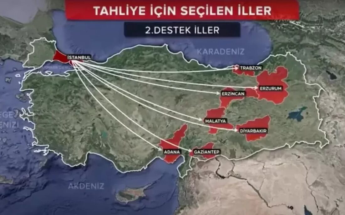 AFAD’ın büyük İstanbul depremi için tahliye planı