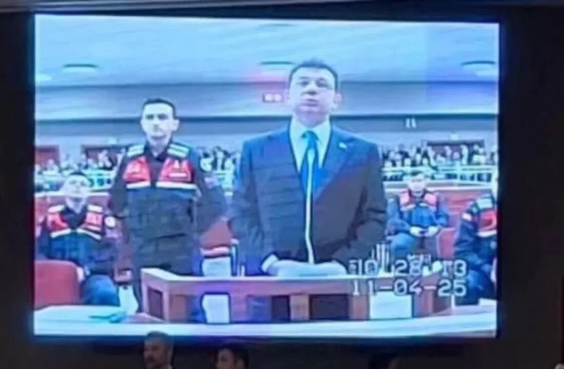 Tutuklu Ekrem İmamoğlu’un yargılandığı mahkemeden ilk görüntü