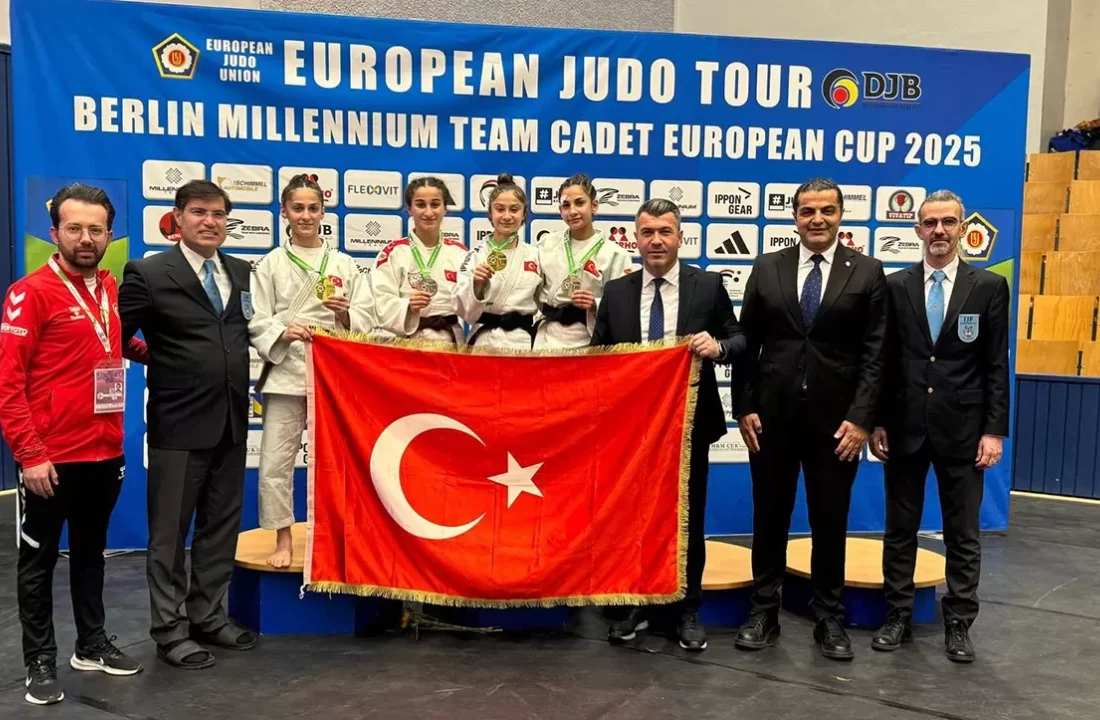 Milli judocular, Almanya’daki Ümitler Avrupa Kupası’ndan 5 madalya