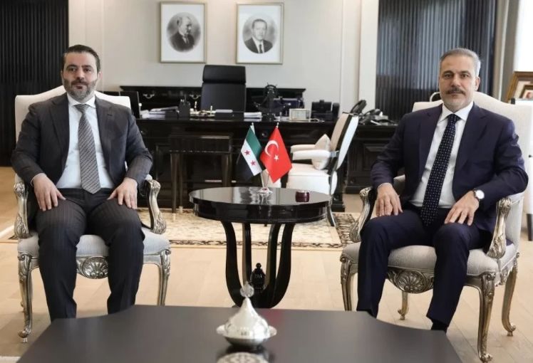 Hakan Fidan, Suriyeli mevkidaşıyla bir araya geldi