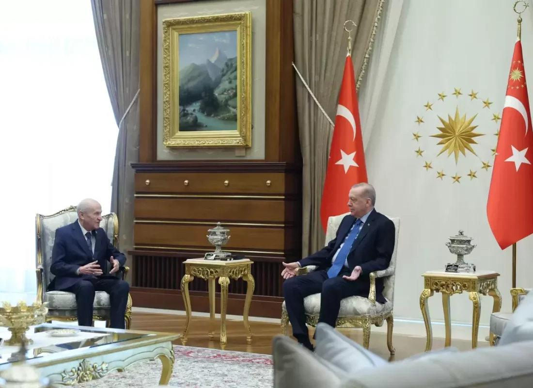 Cumhurbaşkanı Erdoğan, MHP lideri Bahçeli ile bir araya geldi